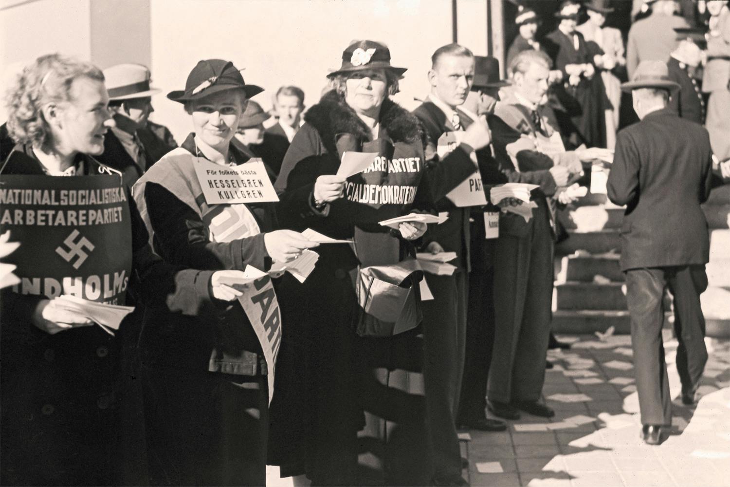 riksdagsvalet 1936 andra kammaren rostsedelsutdelning